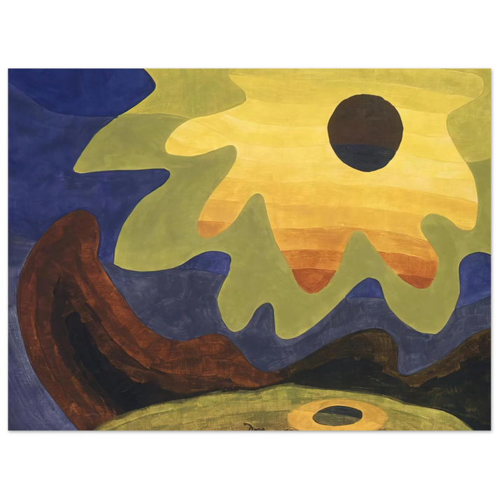 Arthur Dove - Sun - 1943  75x100 cm / 30x40inches Fine Art Poster