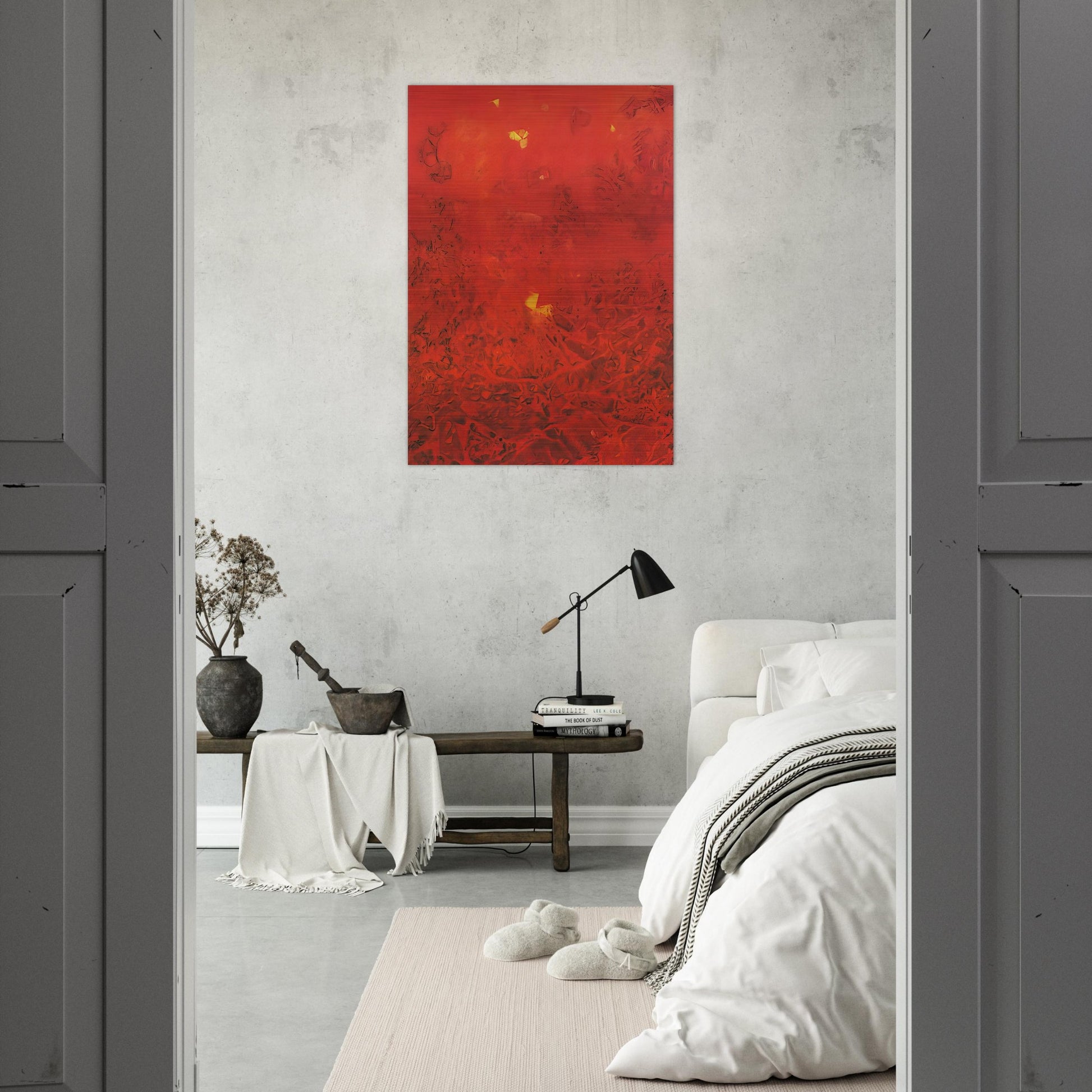 Le jardin de la France - Max Ernst Brushed Aluminum Print - 70x100 cm / 28x40 inches | Max Ernst Aluminum Print | Max Ernst Prints