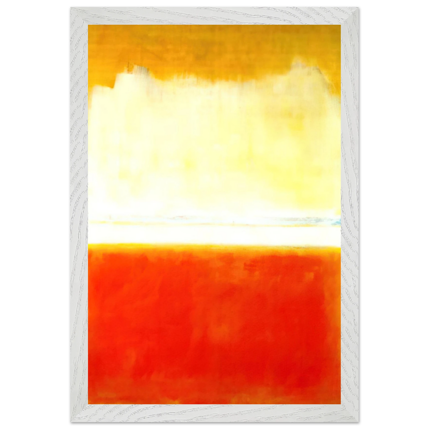Mark Rothko - No.8 - 1952 Wall Art - 30x40 cm / 12x16 inches - Premium Wooden Framed Poster With Fine Art Paper-canvas - Black frame