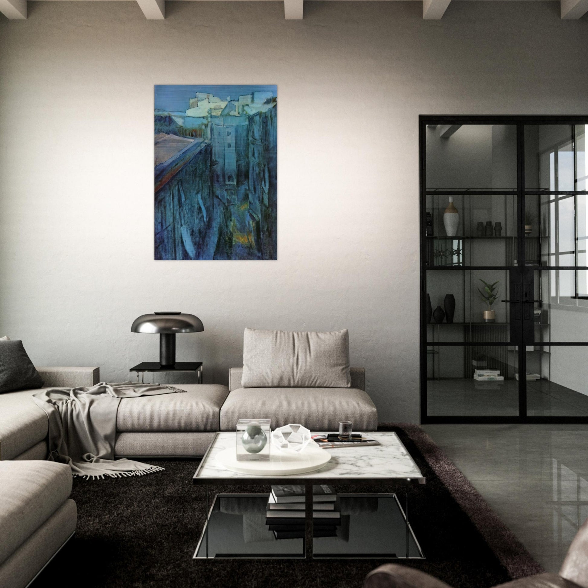 Dawn at Riera de Sant Joan - Pablo Picasso Brushed Aluminum Print - 70x100 cm / 28x40 inches | Pablo Picasso Aluminum Print | Pablo Picasso Prints