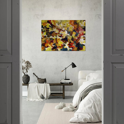 ABSTRACT EXPRESSIONIST AUTUMN SKY 1953 - Audrey Flack Brushed Aluminum Print - 70x100 cm / 28x40 inches | Audrey Flack Aluminum Print | Audrey Flack Prints