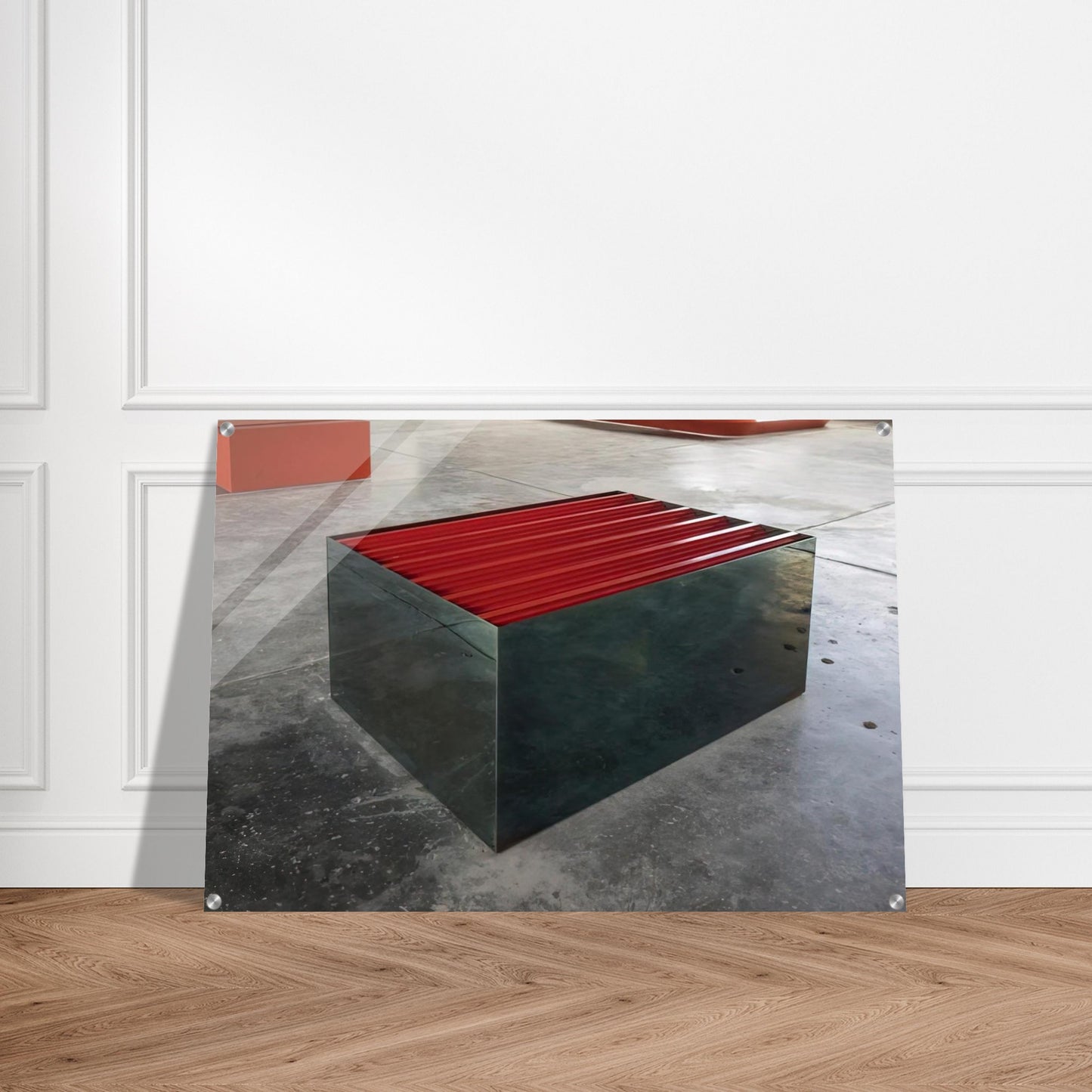 Untitled The Block - 1965 - Donald Judd Acrylic Print - 70x100 cm / 28x40″ inches