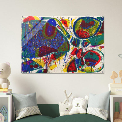 Variant III  from Bright Jade Ghost  - Sam Francis Acrylic Print - 70x100 cm / 28x40″ inches