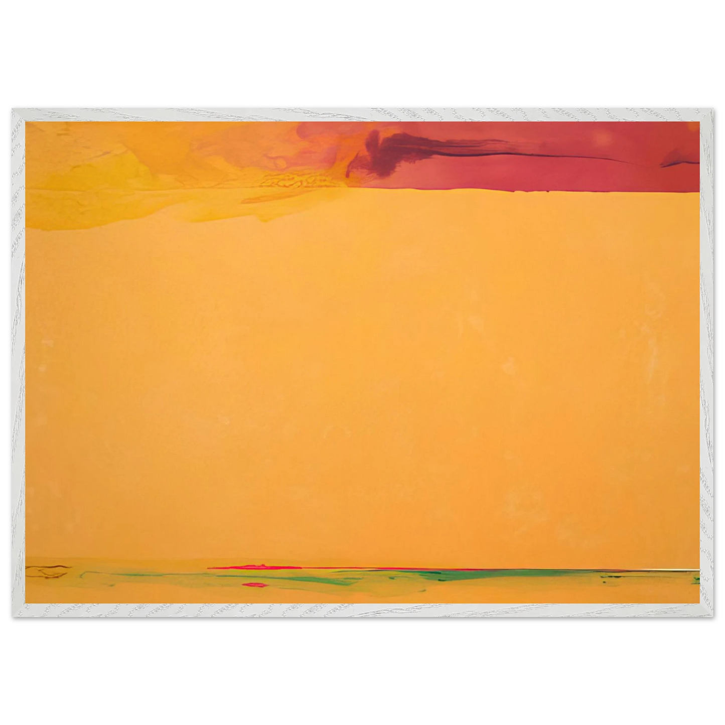 Helen Frankenthaler - Southern Exposure - 2005 Wall art - 60x80 cm / 24x32 inches - Premium Wooden Framed Poster With Fine Art Paper-canvas - Black frame