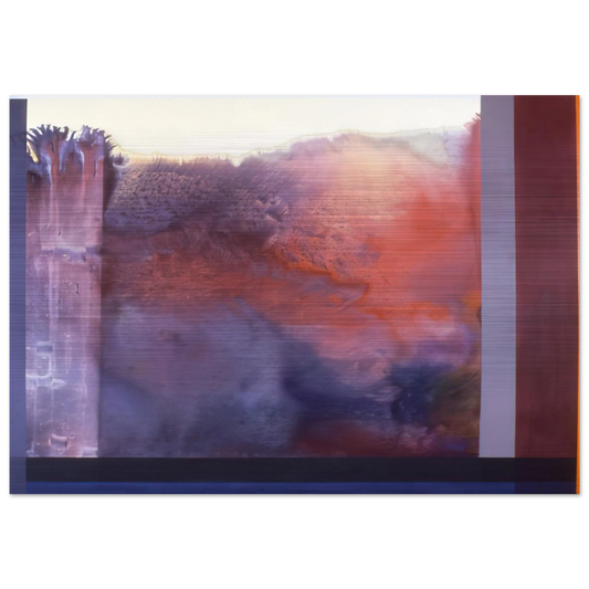 Rose's Painting - 1986 - Ronnie Landfield Brushed Aluminum Print - 70x100 cm / 28x40 inches | Ronnie Landfield Aluminum Print | Ronnie Landfield Prints