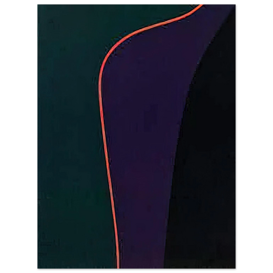 Lorser Feitelson - Untitled April 30 - 1977  75x100 cm / 30x40inches Fine Art Poster