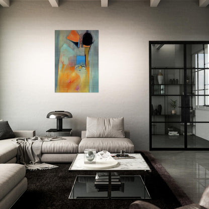 Pandora - Abstract Expressionism - Miriam Schapiro Brushed Aluminum Print - 70x100 cm / 28x40 inches | Miriam Schapiro Aluminum Print | Miriam Schapiro Prints