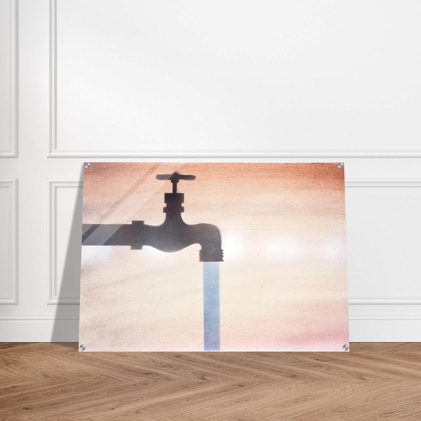 FAUCET - Edward Ruscha Acrylic Print - 70x100 cm / 28x40″ inches