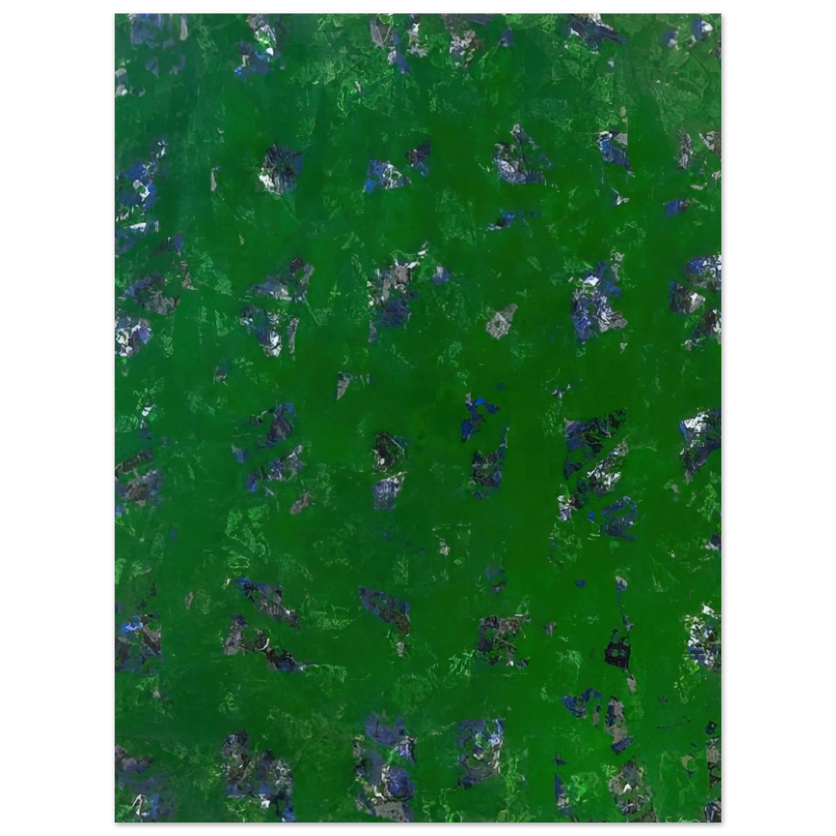 Sam Francis - Green Buddha  L. L261; SF-337; G. 1157   75x100 cm / 30x40inches Fine Art Poster