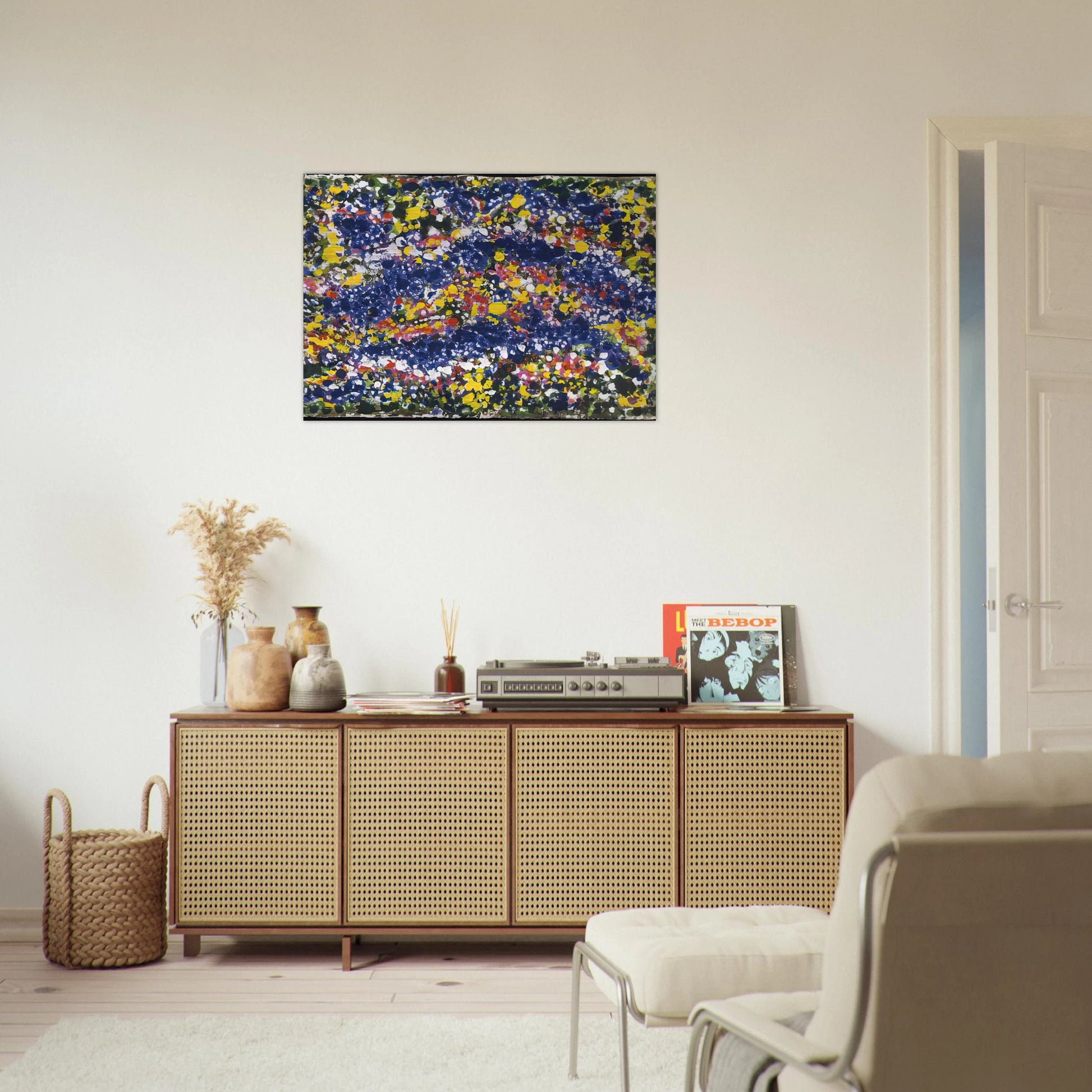 Bird in the Spring - Richard Pousette-Dart Brushed Aluminum Print - 70x100 cm / 28x40 inches | Richard Pousette-Dart Aluminum Print | Richard Pousette-Dart Prints