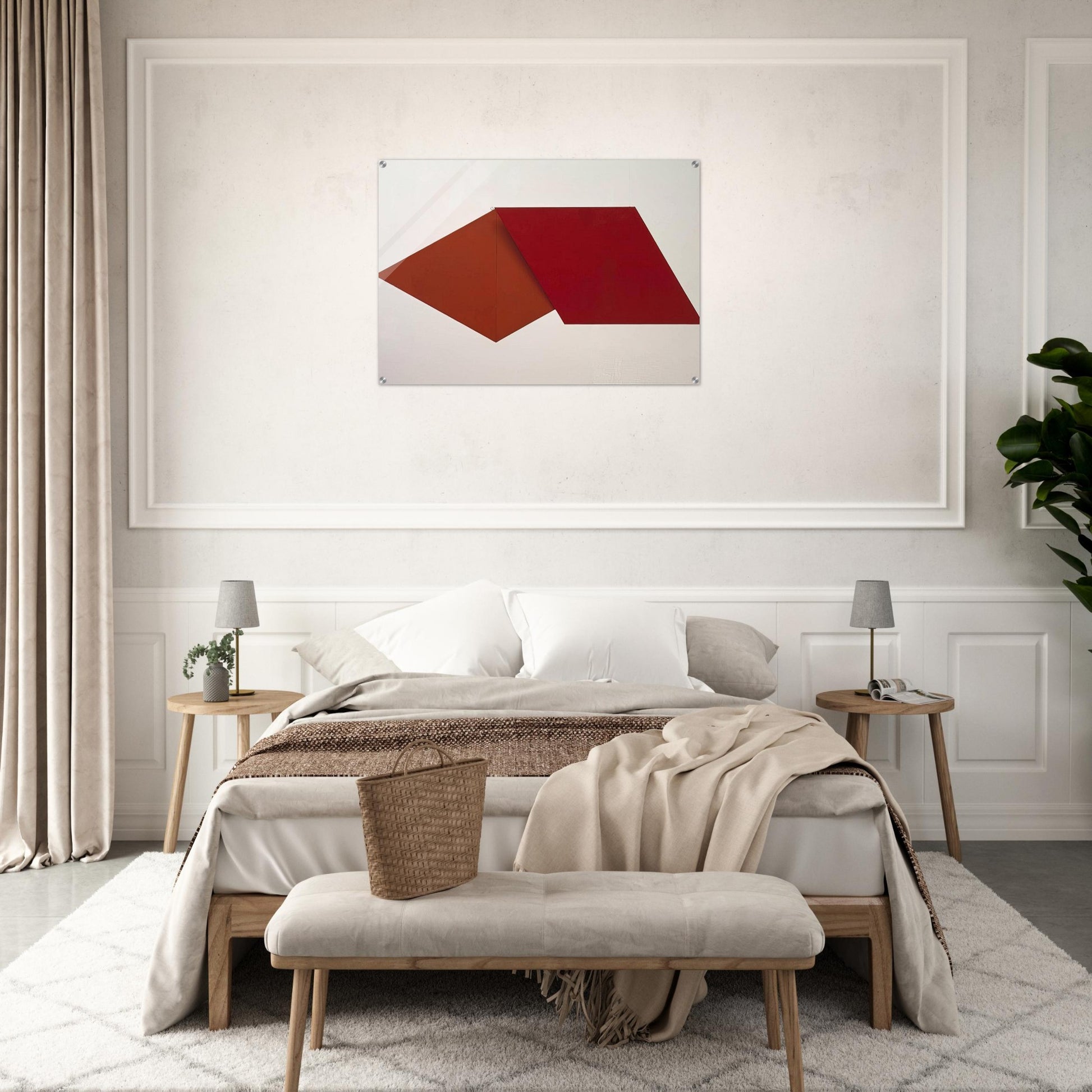Spatial Relief red REL 036 - 1959 - Helio Oiticica Acrylic Print - 70x100 cm / 28x40″ inches