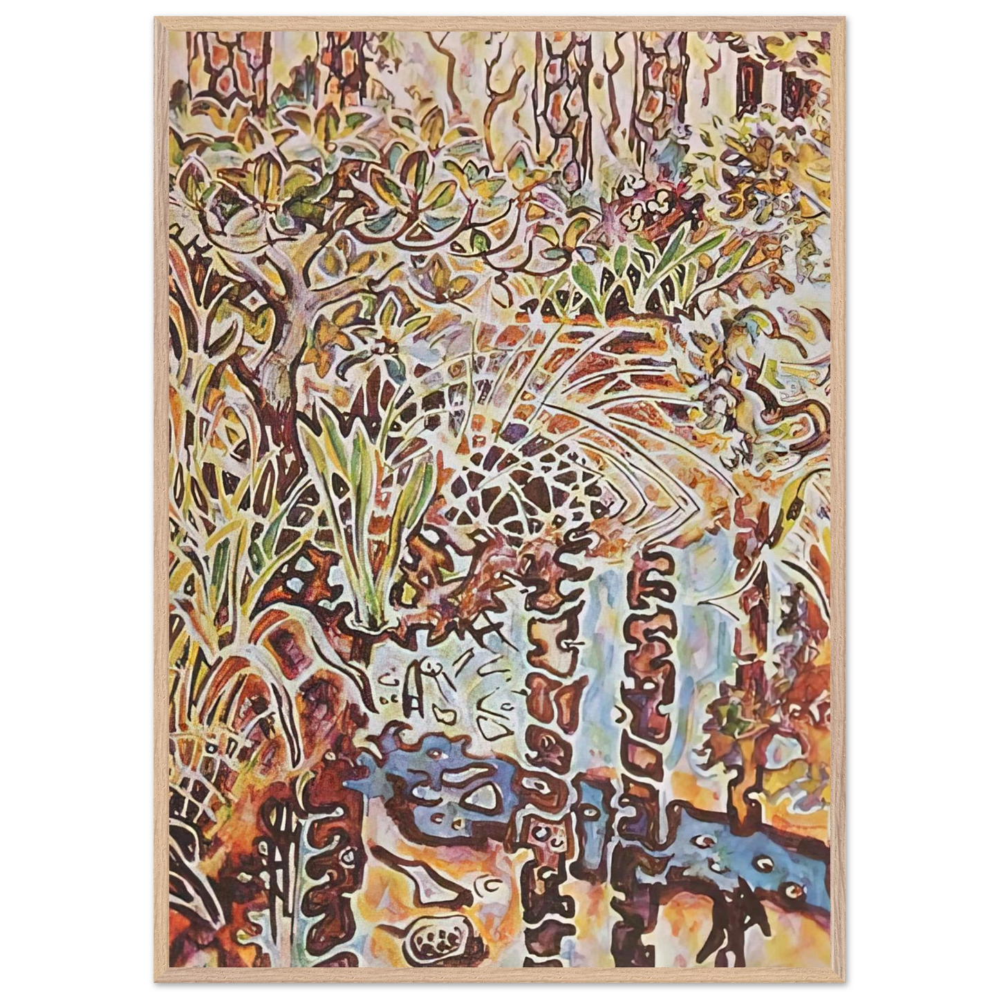 Walter Inglis Anderson - Walter Anderson Wall art - 40x50 cm / 16x20 inches - Premium Wooden Framed Poster With Fine Art Paper-canvas - White frame
