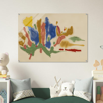 Cool Summer, 1962- - Helen Frankenthaler Acrylic Print - 70x100 cm / 28x40″ inches