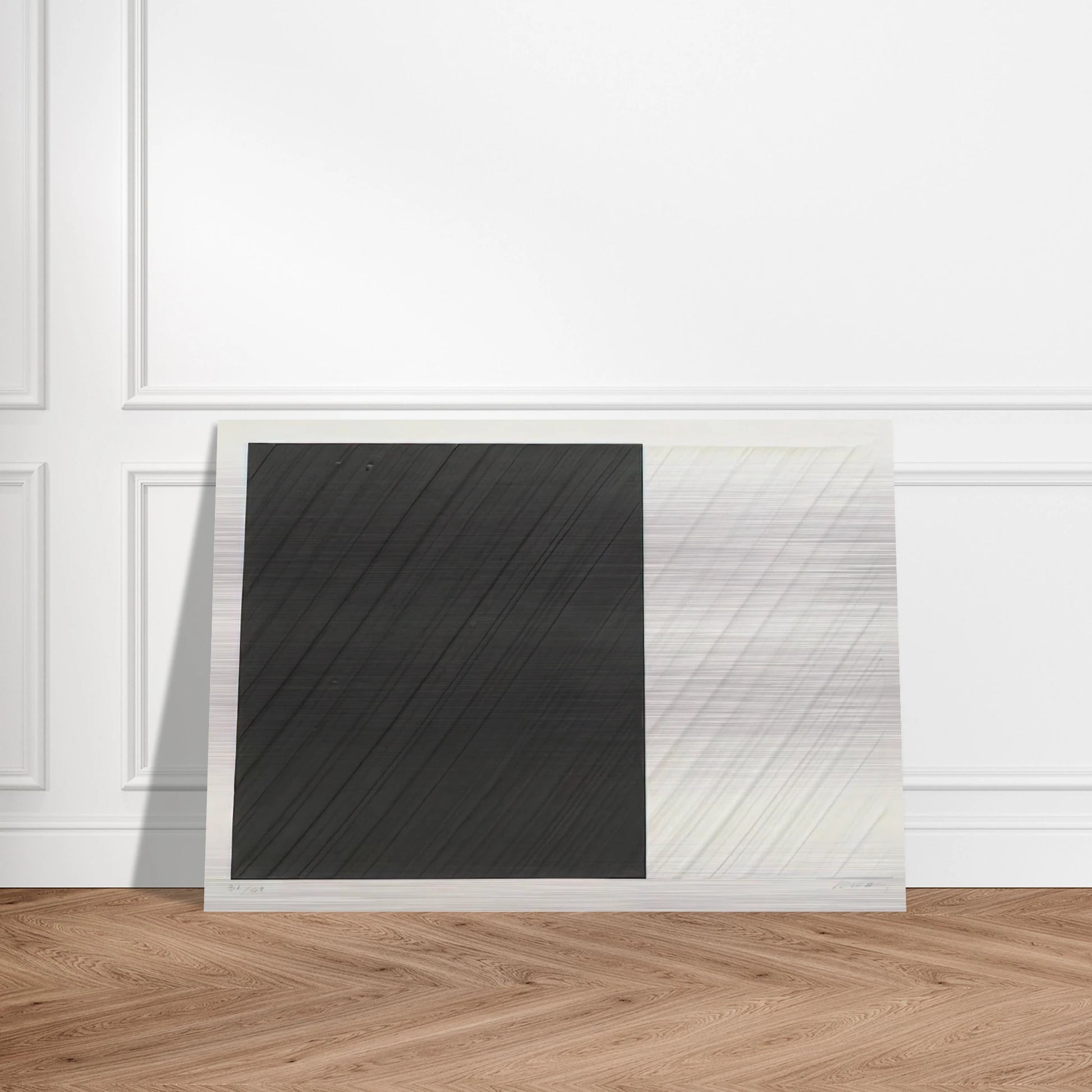 Untitled - 1991 - Pierre Soulages Brushed Aluminum Print - 70x100 cm / 28x40 inches | Pierre Soulages Aluminum Print | Pierre Soulages Prints