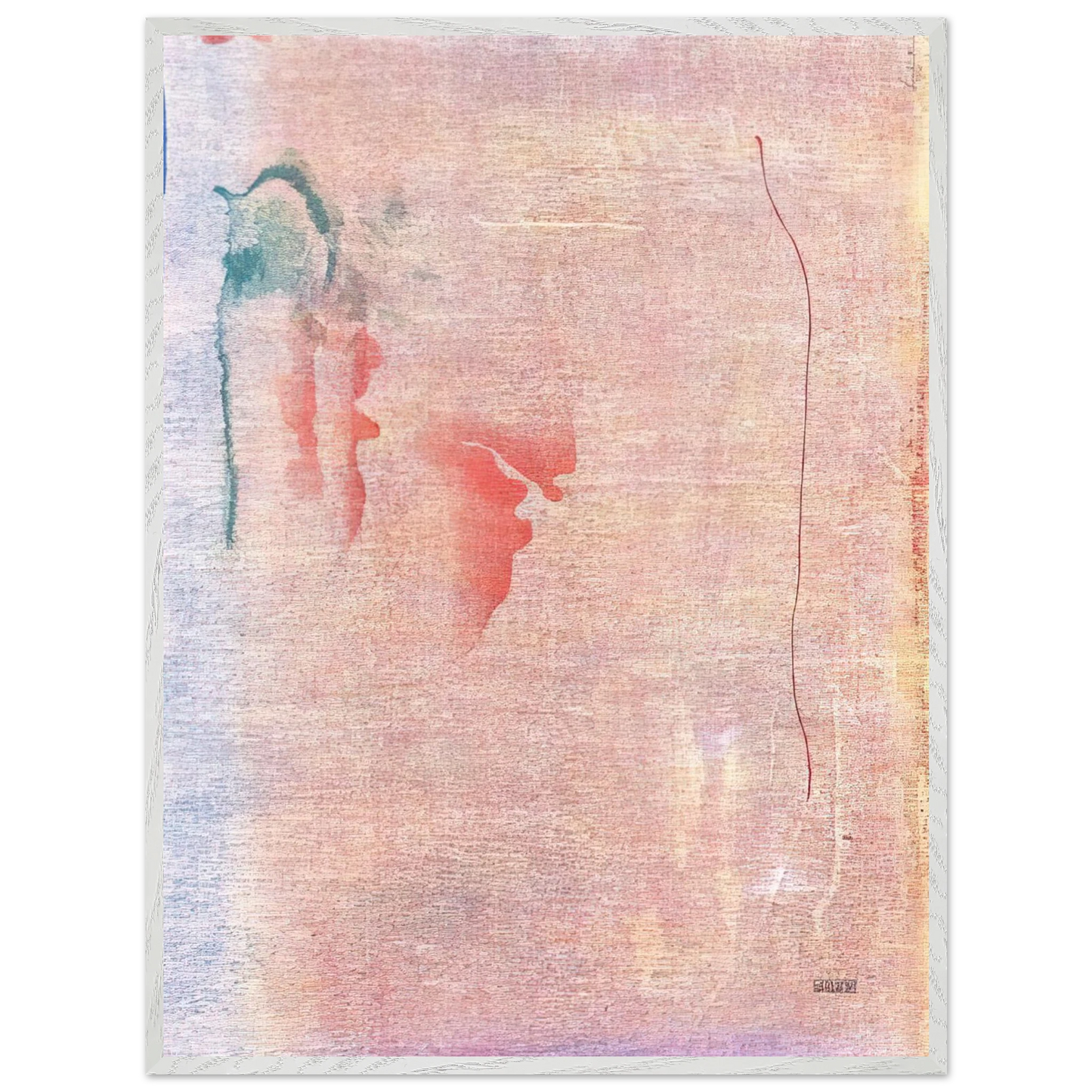 Helen Frankenthaler - Cedar Hill - 1983 Wall art - 28x43  cm / XL (11x17 inches) - Fine Art Poster-canvas - -