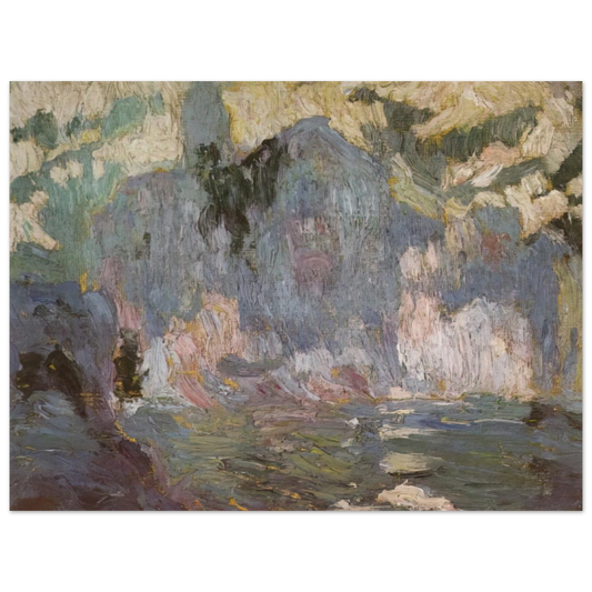 Salvador Dali - PLAYA PORT ALGUER FROM RIBA D EN PITXO  75x100 cm / 30x40inches Fine Art Poster