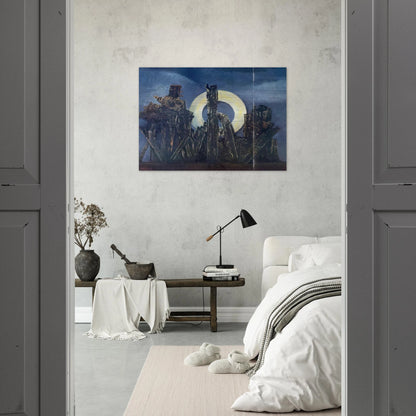 The large forest - Max Ernst Brushed Aluminum Print - 70x100 cm / 28x40 inches | Max Ernst Aluminum Print | Max Ernst Prints