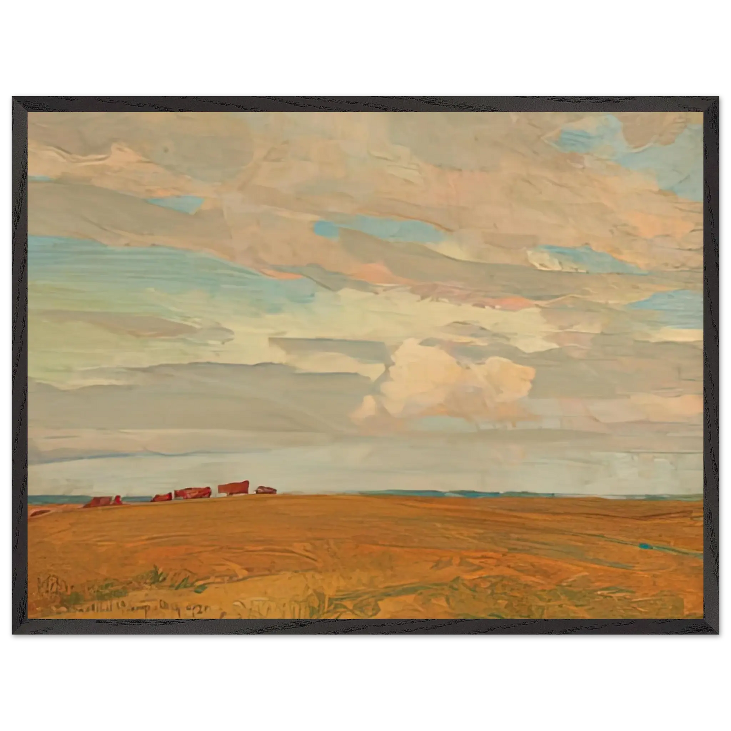 Maynard Dixon - PRAIRIE SAND HILL CAMP MAY 1921 1921 Wall art - 30x45 cm / 12x18 Inches - Fine Art Poster - -