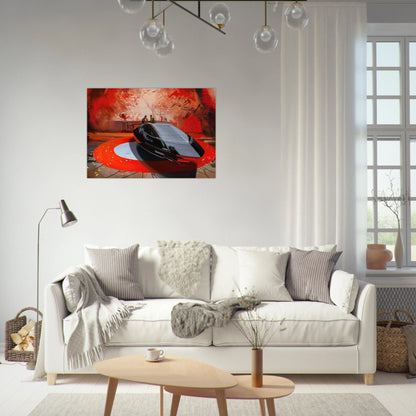 Syd Mead - Syd Mead Brushed Aluminum Print - 70x100 cm / 28x40 inches | Syd Mead Aluminum Print | Syd Mead Prints