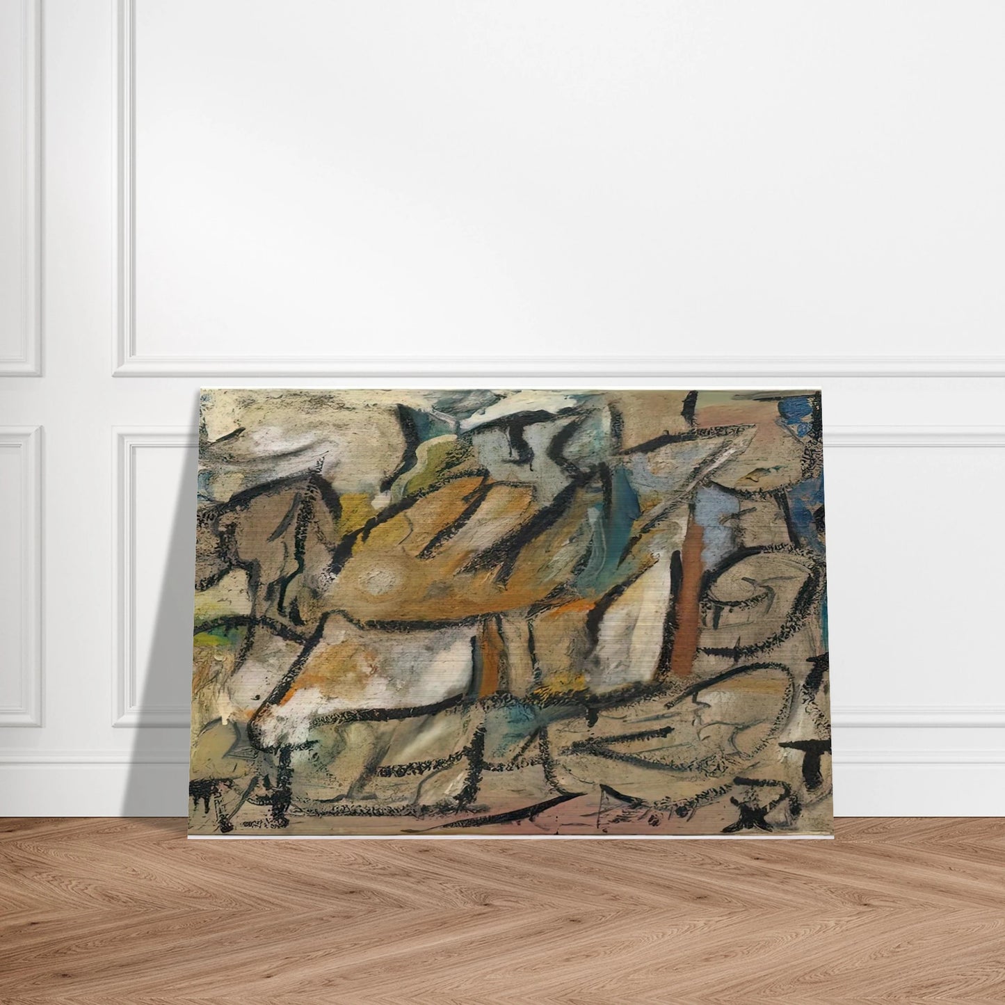 August Weather, 1951- - Helen Frankenthaler Brushed Aluminum Print - 70x100 cm / 28x40 inches | Helen Frankenthaler Aluminum Print | Helen Frankenthaler Prints