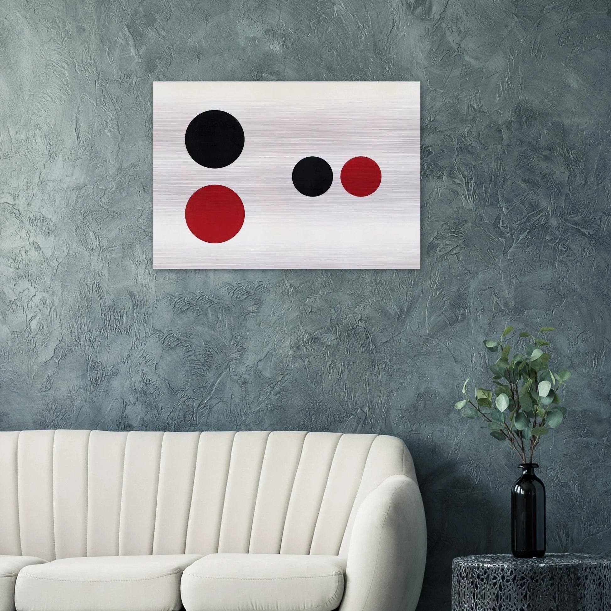 Revolving - 1959 - Alexander Liberman Brushed Aluminum Print - 70x100 cm / 28x40 inches | Alexander Liberman Aluminum Print | Alexander Liberman Prints