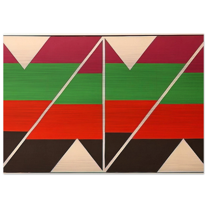 Scissors Jack - 1974 - Larry Zox Brushed Aluminum Print - 70x100 cm / 28x40 inches | Larry Zox Aluminum Print | Larry Zox Prints
