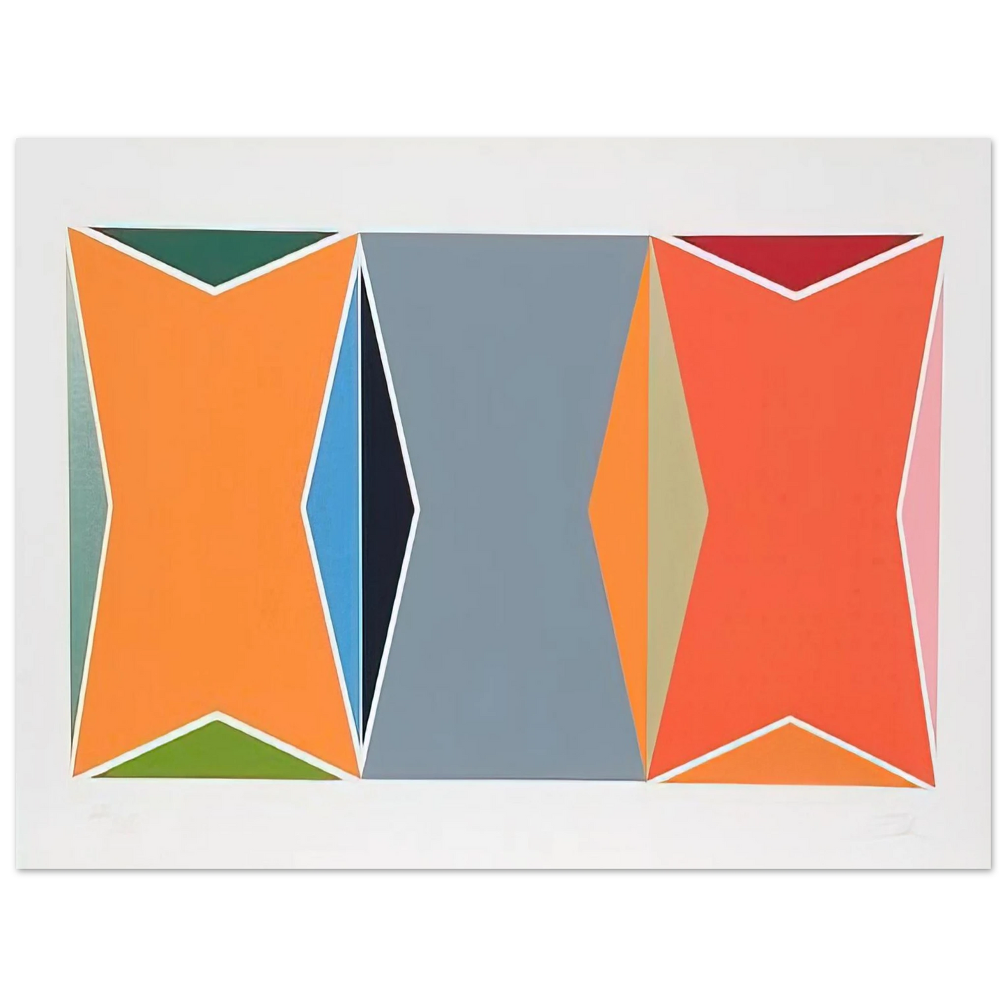 Larry Zox - Untitled 1 - 1979  75x100 cm / 30x40inches Fine Art Poster