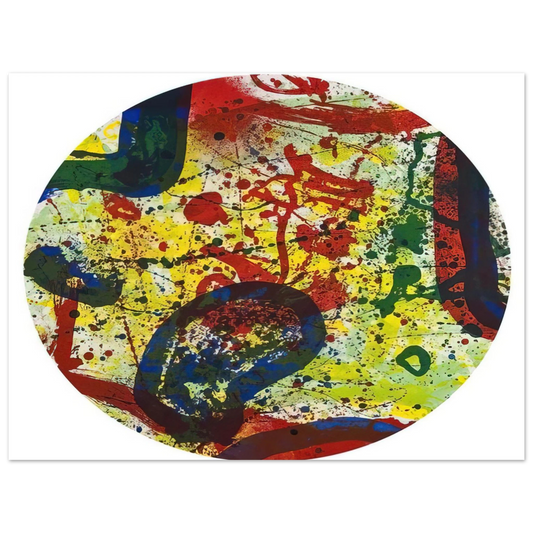 Sam Francis - untitled  sfe363   75x100 cm / 30x40inches Fine Art Poster