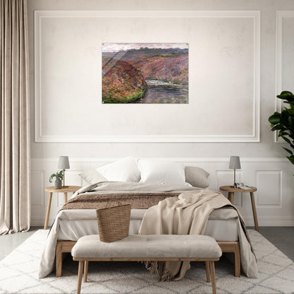 Valley of the Creuse Grey Day - claude monet Acrylic Print - 70x100 cm / 28x40″ inches