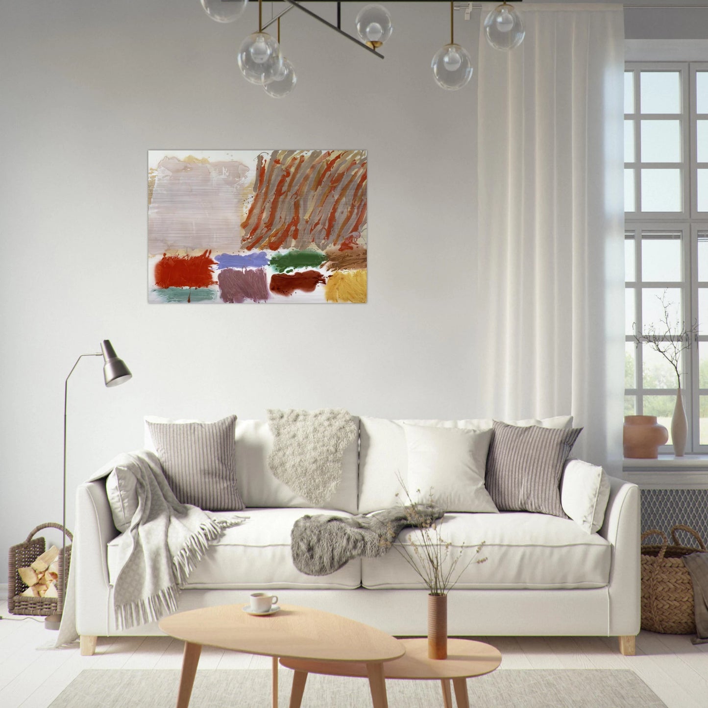 Orlando - 1980 - Albert Irvin Brushed Aluminum Print - 70x100 cm / 28x40 inches | Albert Irvin Aluminum Print | Albert Irvin Prints