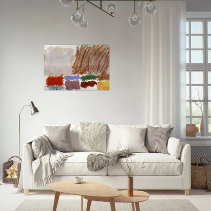 Orlando - 1980 - Albert Irvin Brushed Aluminum Print - 70x100 cm / 28x40 inches | Albert Irvin Aluminum Print | Albert Irvin Prints