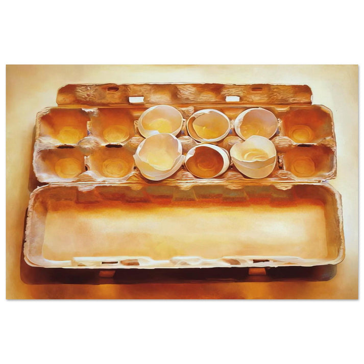 Eggs in an Egg Crate - 1975 - Mary Pratt Art Prints - 100x150 cm / 40x60″ inches | Mary Pratt Poster | Mary Pratt Prints