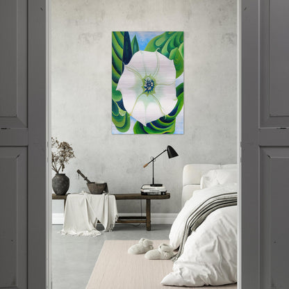 Jimson Weed - Georgia O'Keeffe Brushed Aluminum Print - 70x100 cm / 28x40 inches | Georgia O'Keeffe Aluminum Print | Georgia O'Keeffe Prints