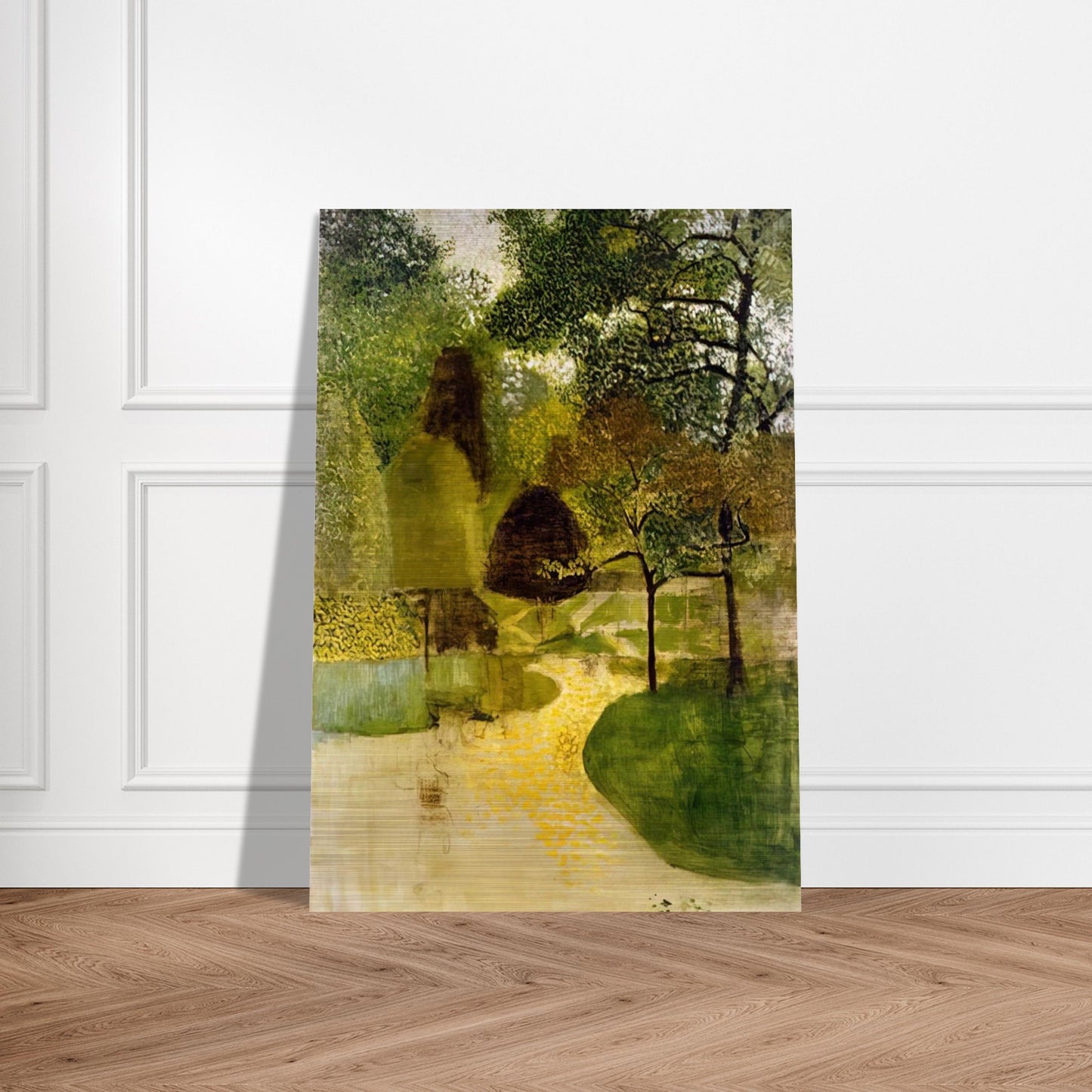 THE PARK 1947 - Victor Pasmore Brushed Aluminum Print - 70x100 cm / 28x40 inches | Victor Pasmore Aluminum Print | Victor Pasmore Prints