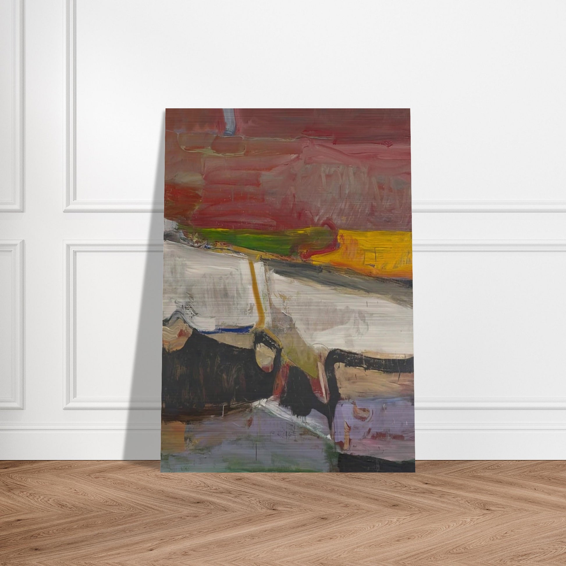 Berkeley #59 - Richard Diebenkorn Brushed Aluminum Print - 70x100 cm / 28x40 inches | Richard Diebenkorn Aluminum Print | Richard Diebenkorn Prints