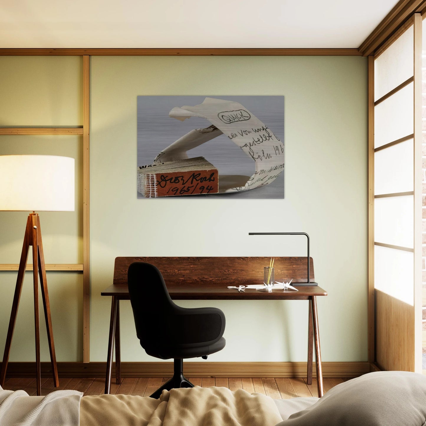 Quick - 1965 - Dieter Roth Brushed Aluminum Print - 70x100 cm / 28x40 inches | Dieter Roth Aluminum Print | Dieter Roth Prints