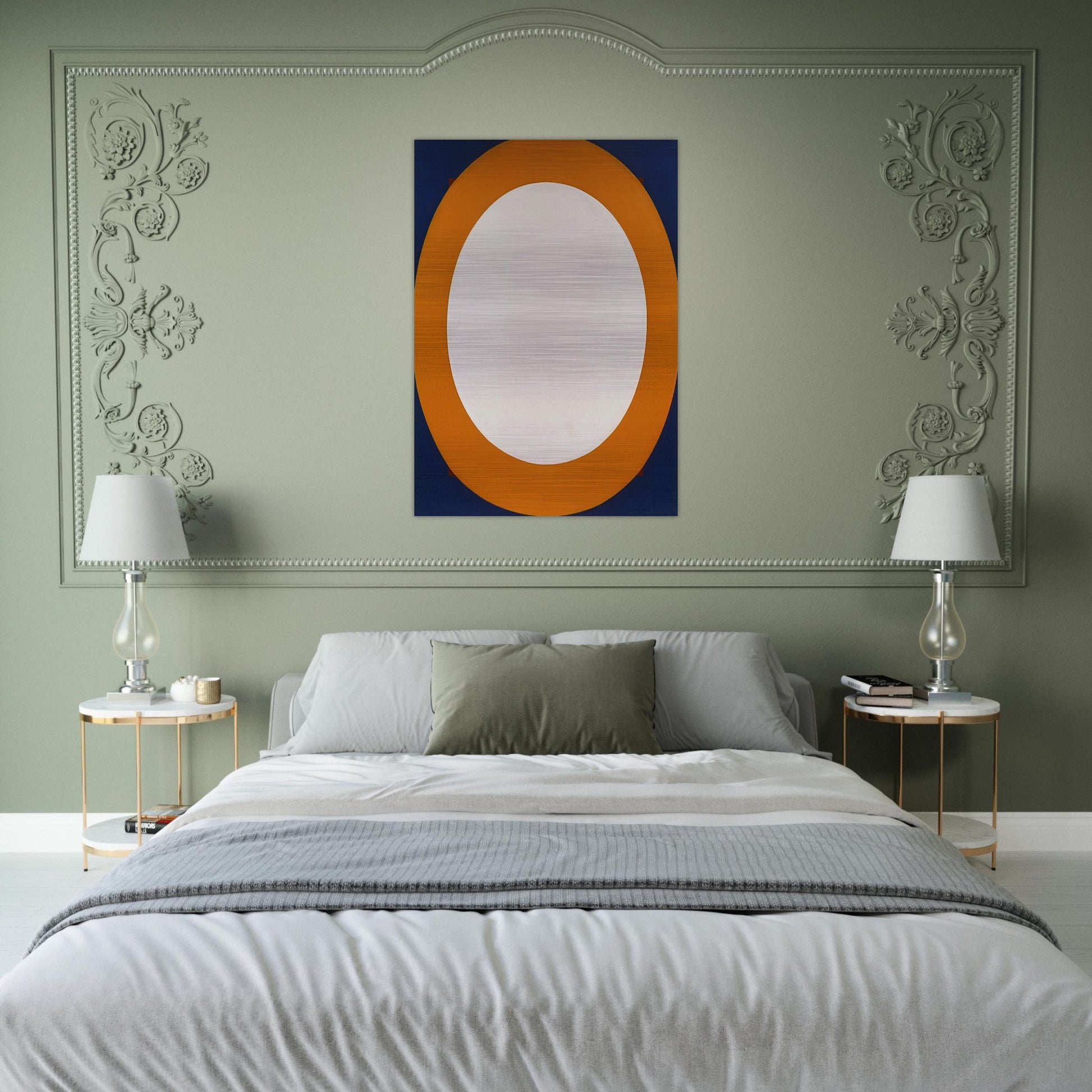 Mao - Al Held Brushed Aluminum Print - 70x100 cm / 28x40 inches | Al Held Aluminum Print | Al Held Prints