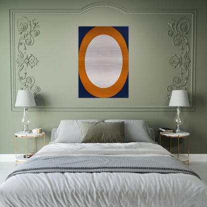 Mao - Al Held Brushed Aluminum Print - 70x100 cm / 28x40 inches | Al Held Aluminum Print | Al Held Prints