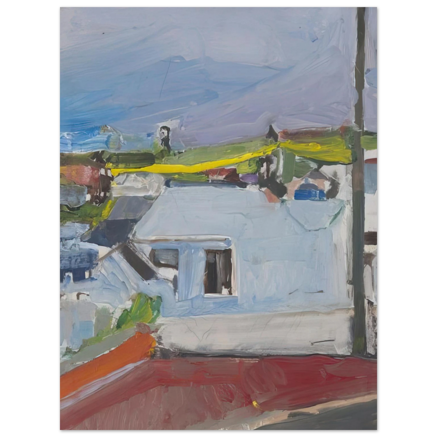 Richard Diebenkorn - Chabot Valley  75x100 cm / 30x40inches Fine Art Poster