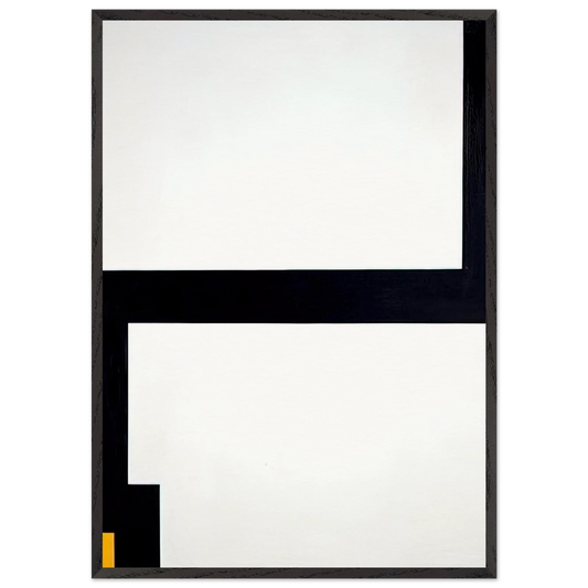 Thalocropolis - Al Held 70x100 cm / 28x40 inches Framed Art Print – Black Wooden Frame