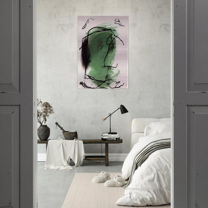 G-1 - 1985 - Emil Schumacher Brushed Aluminum Print - 70x100 cm / 28x40 inches | Emil Schumacher Aluminum Print | Emil Schumacher Prints