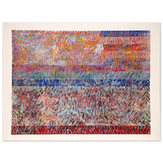 Sam Gilliam - St. Albans  75x100 cm / 30x40inches Fine Art Poster