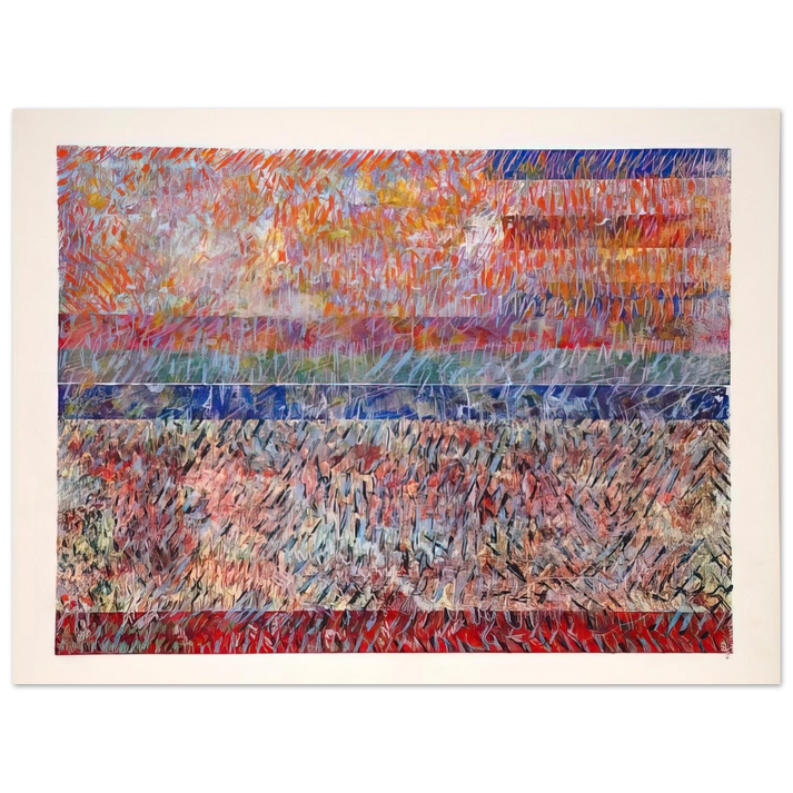 Sam Gilliam - St. Albans  75x100 cm / 30x40inches Fine Art Poster