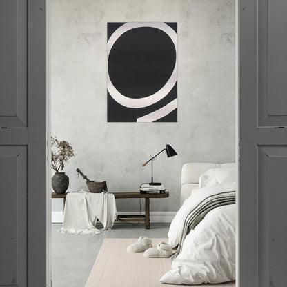 Running White - Ellsworth Kelly Brushed Aluminum Print - 70x100 cm / 28x40 inches | Ellsworth Kelly Aluminum Print | Ellsworth Kelly Prints