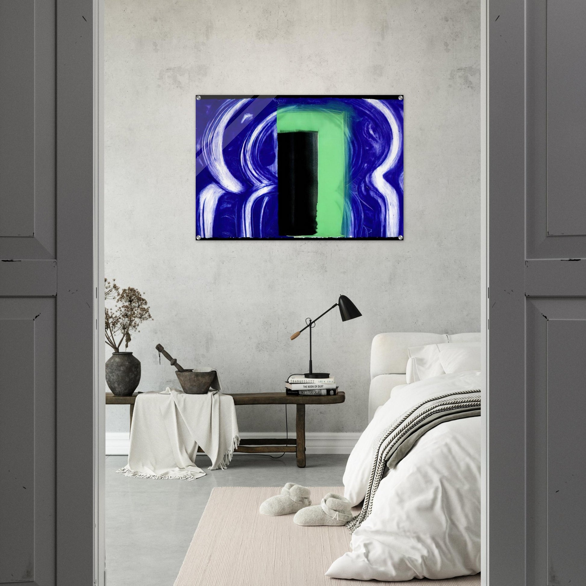 Moroccan Door - 1991 - Howard Hodgkin Acrylic Print - 70x100 cm / 28x40″ inches