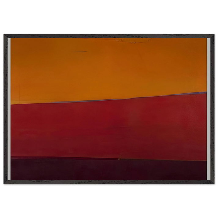 Washington DC December 1964 10 I - 1964 N2 - Edward Corbett 70x100 cm / 28x40 inches Framed Art Print – Black Wooden Frame