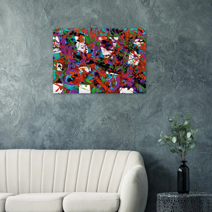 Untitled  SFP94-23  SF94-036  - Sam Francis Brushed Aluminum Print - 70x100 cm / 28x40 inches | Sam Francis Aluminum Print | Sam Francis Prints