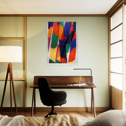 Wait - Untitled XIX - 1968 - Piero Dorazio Brushed Aluminum Print - 70x100 cm / 28x40 inches | Piero Dorazio Aluminum Print | Piero Dorazio Prints