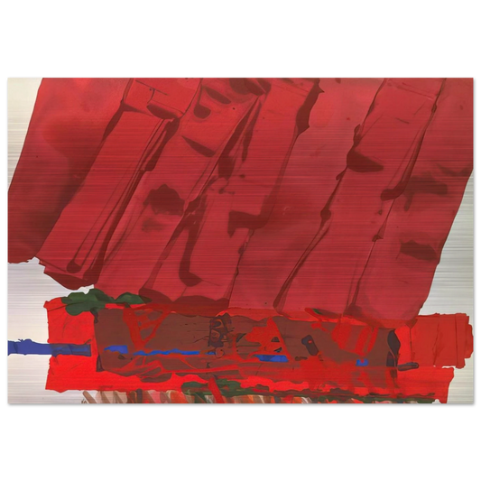 Flodden - 1978 - Albert Irvin Brushed Aluminum Print - 70x100 cm / 28x40 inches | Albert Irvin Aluminum Print | Albert Irvin Prints