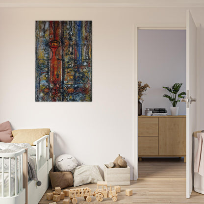 The Magnificent - 1951 - Richard Pousette-Dart Brushed Aluminum Print - 70x100 cm / 28x40 inches | Richard Pousette-Dart Aluminum Print | Richard Pousette-Dart Prints